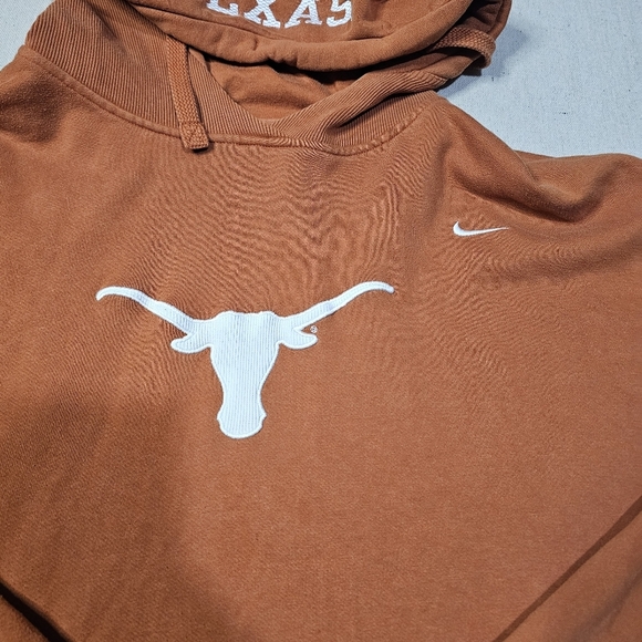 Nike Team Texas Longhorns Burnt Orange Hoodie Embroidered Mens Size XXL - Picture 5 of 10
